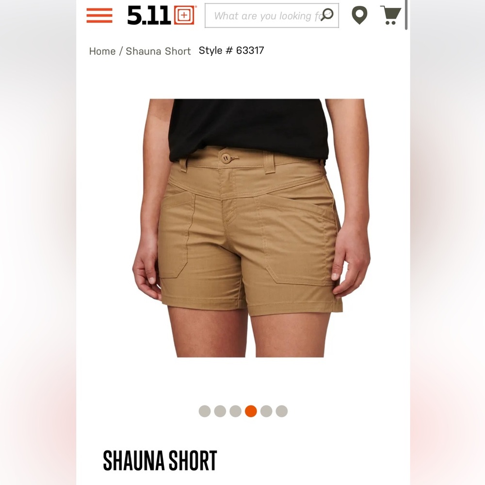 5.11 Shauna Short in Coyote